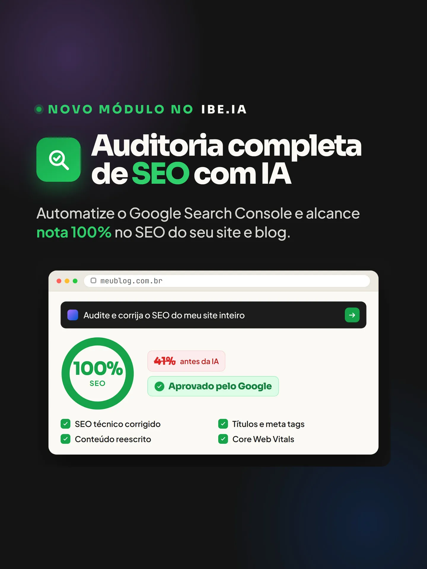 Carrossel novo módulo — slide 1
