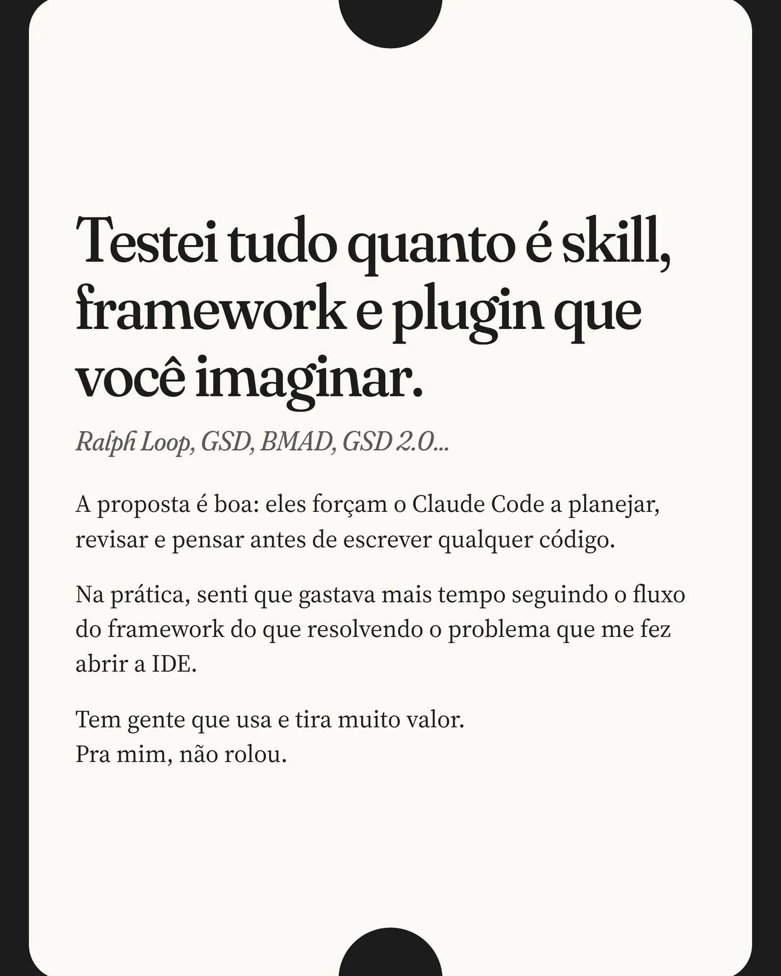 Carrossel "2 skills" — slide 2