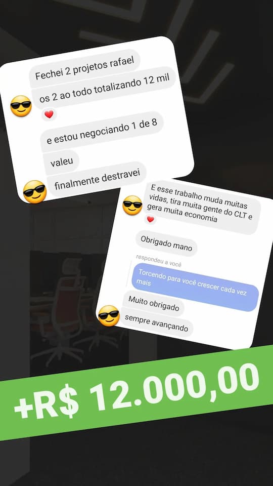 Depoimento de aluno do Tech 12K