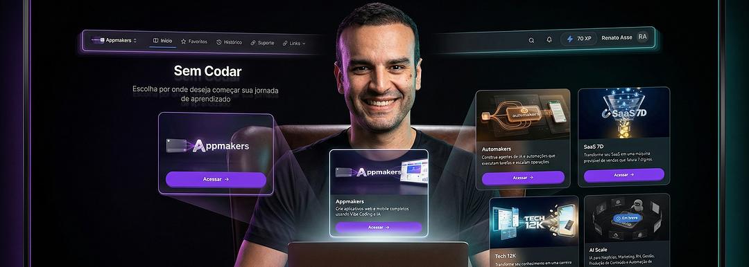 Área de membros exclusiva da Formação em Vibe Coding